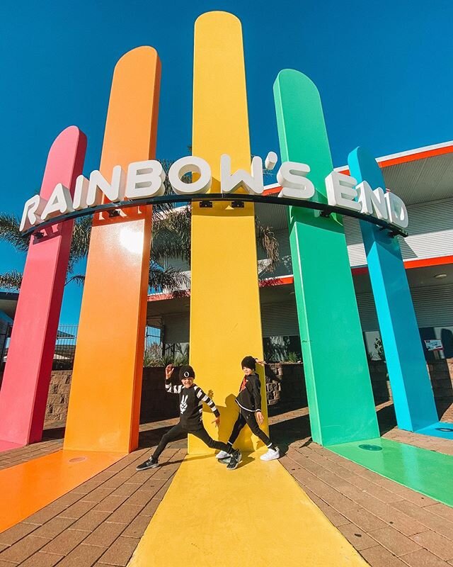 We promised the boys when we moved back to Auckland that we would take them to @rainbowsendnz. They reminded us this every time we drove past it heading out of Auckland and 1.5 years later we made good on the promise for a little family date day and 