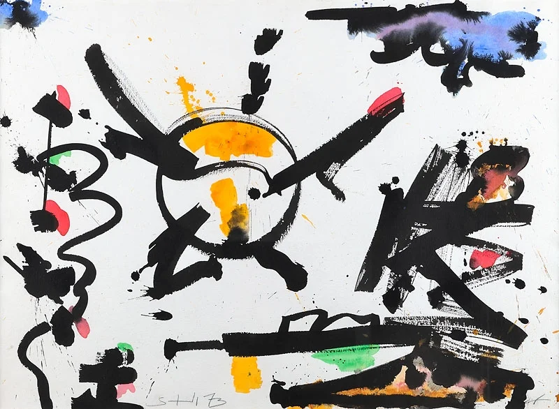 Untitled (Abstract) Watercolor 21 1/2x29 1/2 inches 1973 Photo credit: John Wilson White Studio