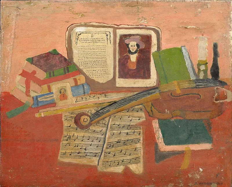 Still Life Oil on board 16x20 inches 1969 Signed and dated Photo credit: John Wilson White Studio