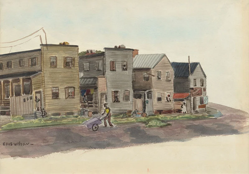 Charleston South Carolina Watercolor on paper 9 1/2x13 1/2 inches 1947 Signed Photo credit: John Wilson White Studio