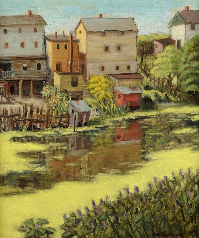 Reflections Oil on canvas 24x20 inches 1936 Signed and dated Photo credit: John Wilson White Studio