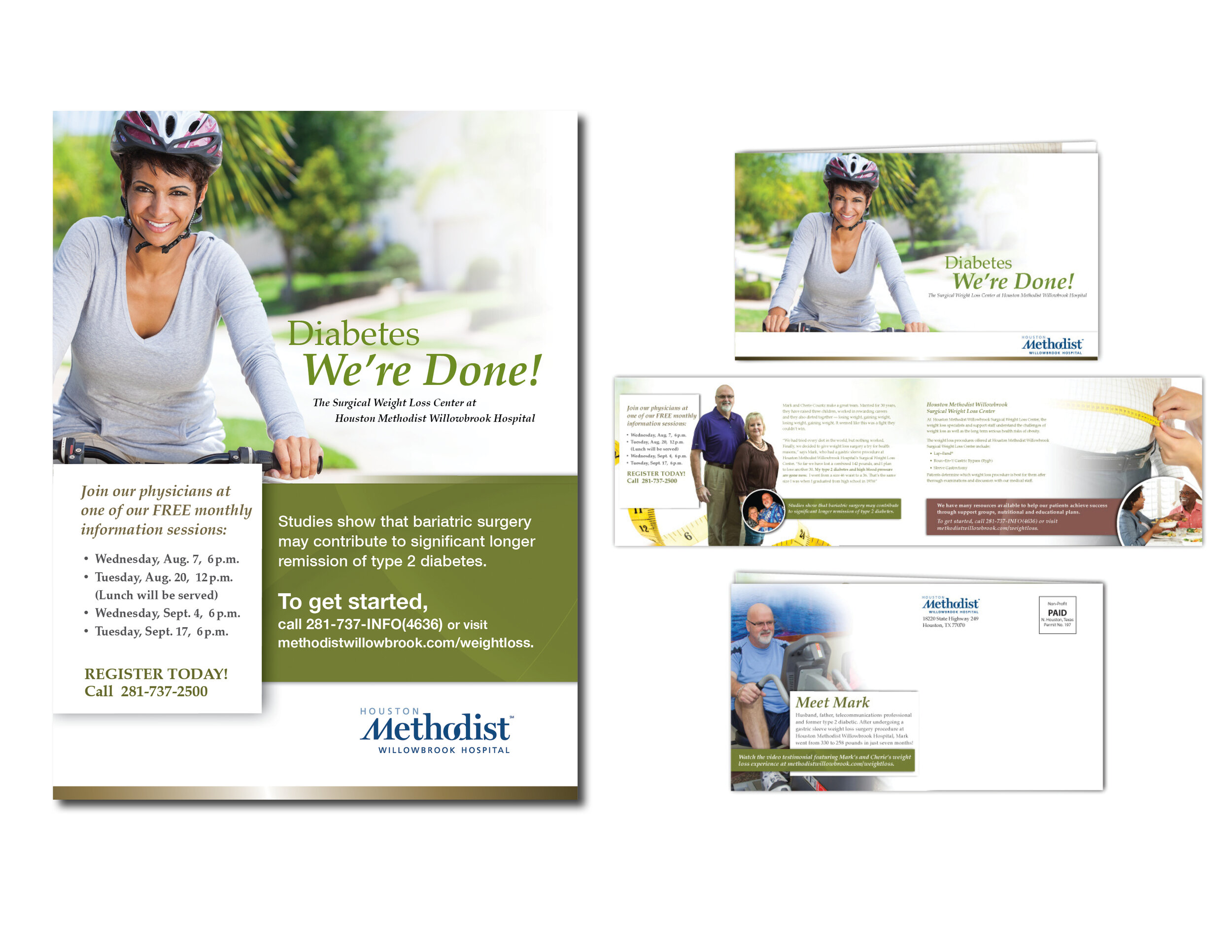 Magazine Ad and Mailer, Houston Methodist Willowbrook Hospital
