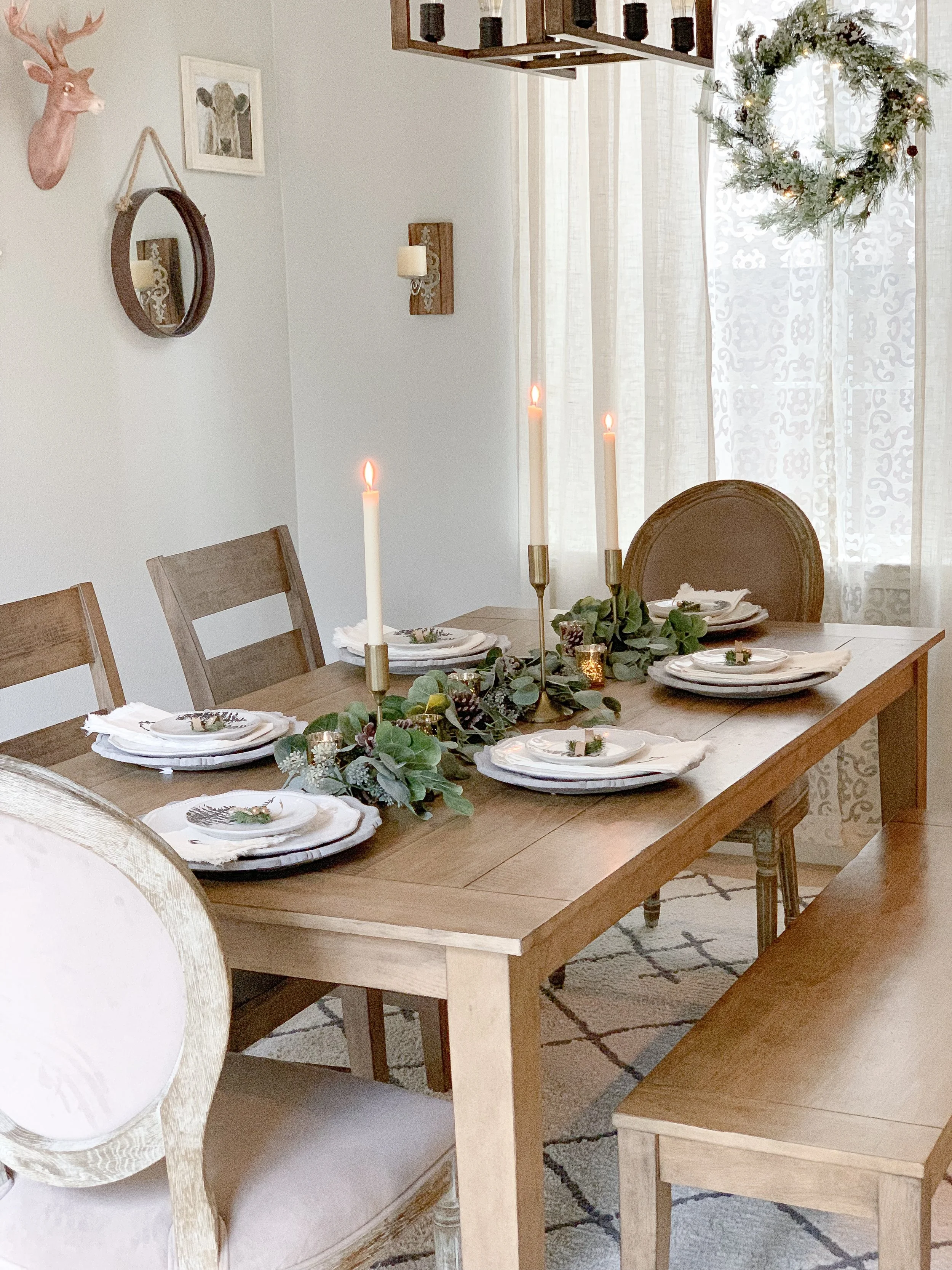 WOODLAND CHRISTMAS TABLESCAPE 