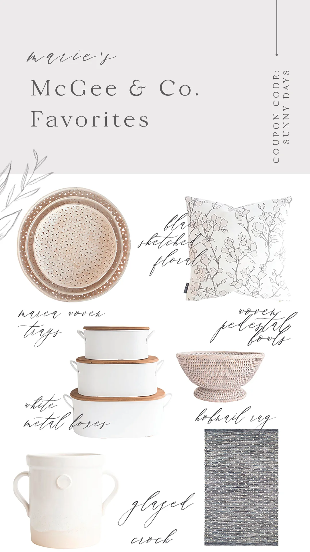 MCGEE &amp; CO. FAVORITES