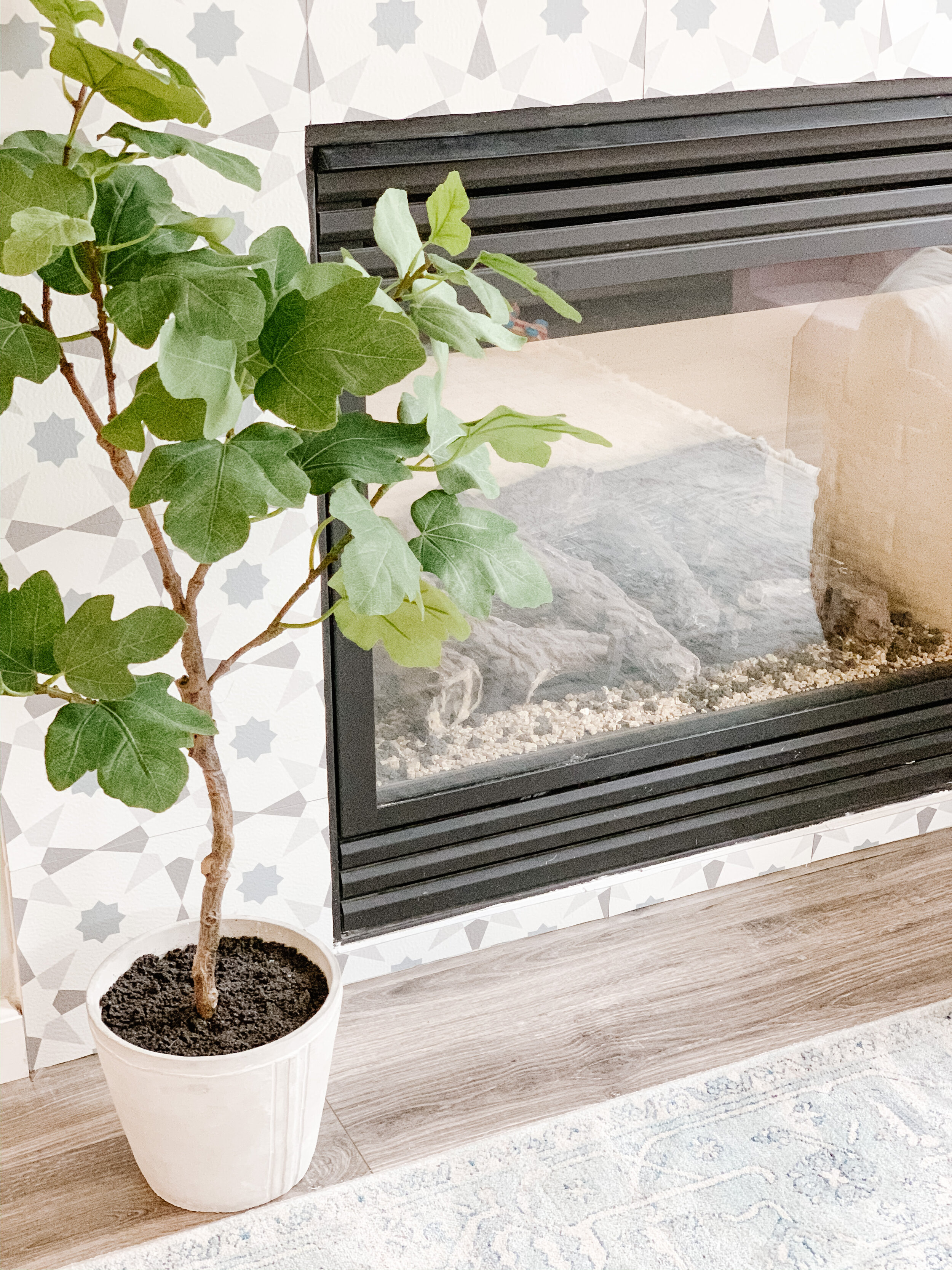 DIY FIREPLACE TILE REFRESH