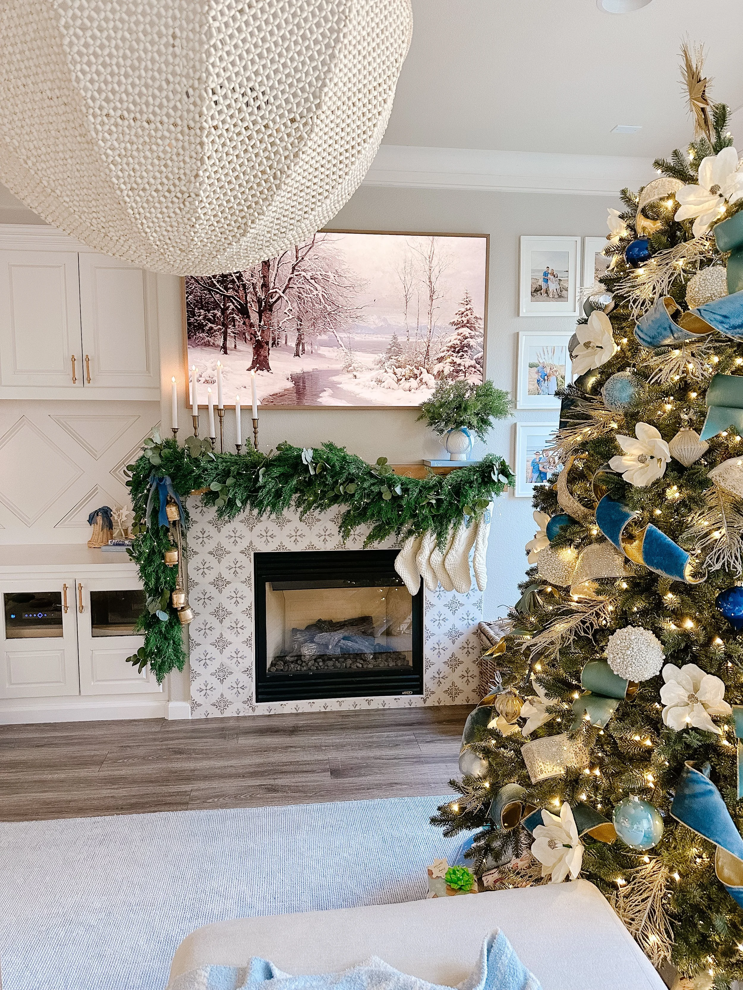 CREATING A SERENE &amp; MAGICAL BLUE CHRISTMAS IN YOUR HOME