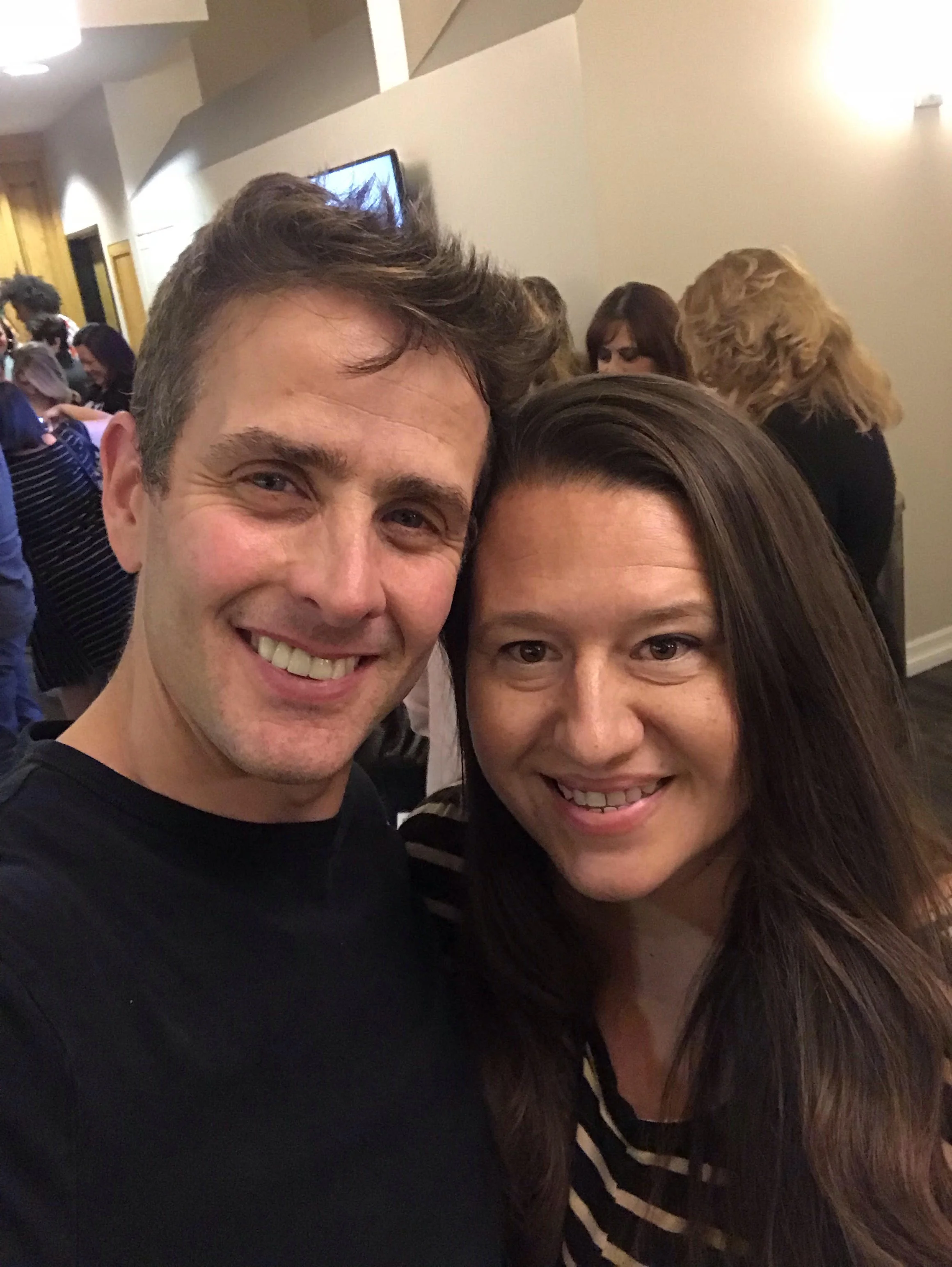 1st NK Selfie with Joey McIntyre After A Funny Thing That Happened On The Way To The Forum