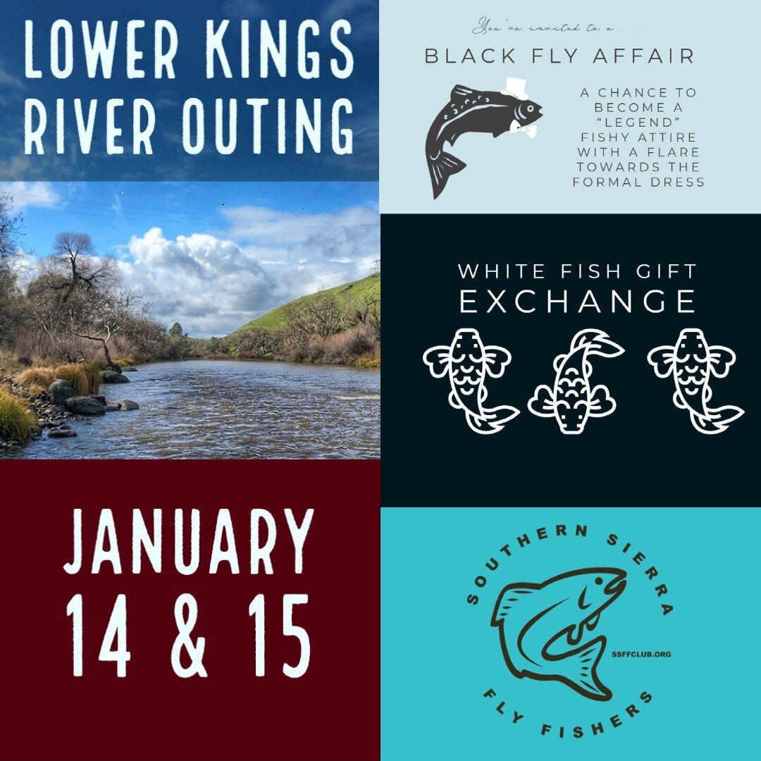 RSVP for the lower kings outing is now LIVE! 

Sign up and pay at: https://ssffclub.org/store/kings-river-2023

More info:
https://ssffclub.org/calendar/kings-river-2023
