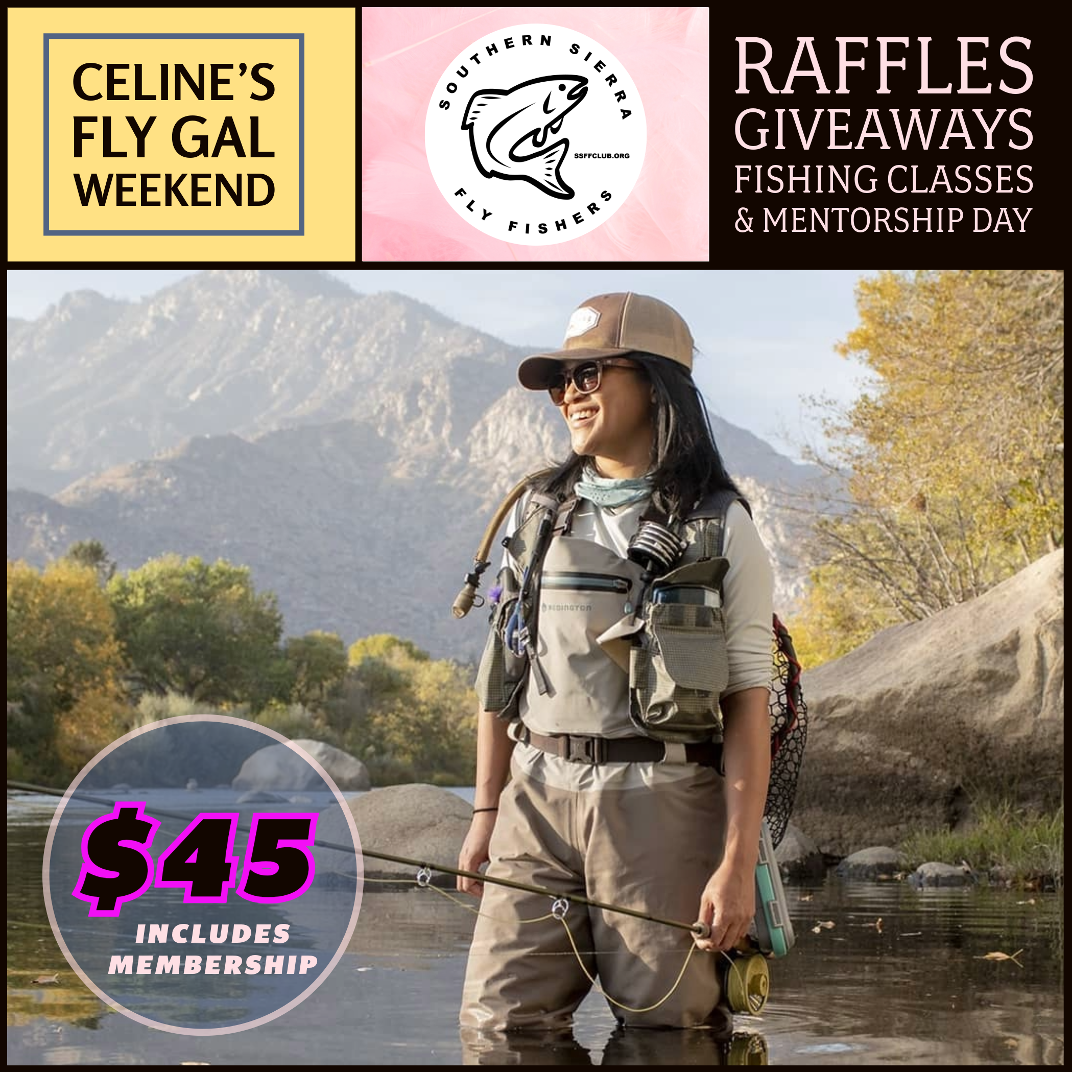 Celine's Fly Gal Weekend - Register (1) person - $45