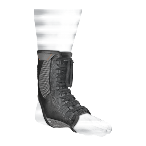 Features & Benefits Compression wrap lacing system with comfort gel support BEST FOR: Helps prevent and heal Grade 2 and 3 sprains and ankle instability LEVEL 3 - MAXIMUM: STABILITY—SUPPORT/COMPRESSION/ALIGNMENT/HEALING Maximum support for minor/moderate sprains/strains/instabilities during active recovery Soft tissue support, joint alignment, therapeutic warmth/blood flow Proprioception: Bio-neurological awareness of stress—added support informs muscle to contract to protect itself WARNING: This product is not a substitute for medical care. Always seek professional medical advice for the diagnosis and treatment of pain, injury or irritation.