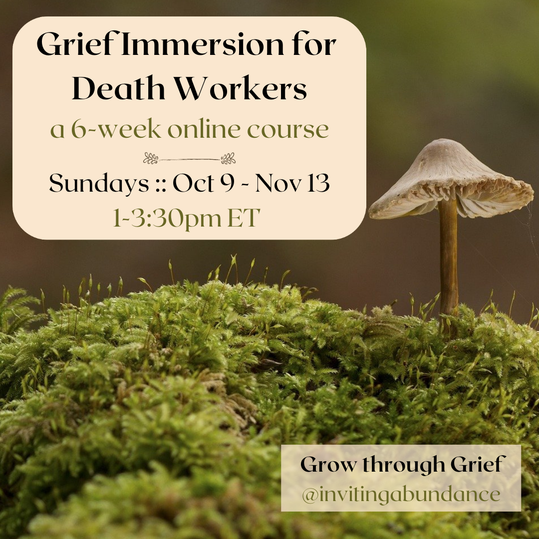 Grief Immersion for Death Workers