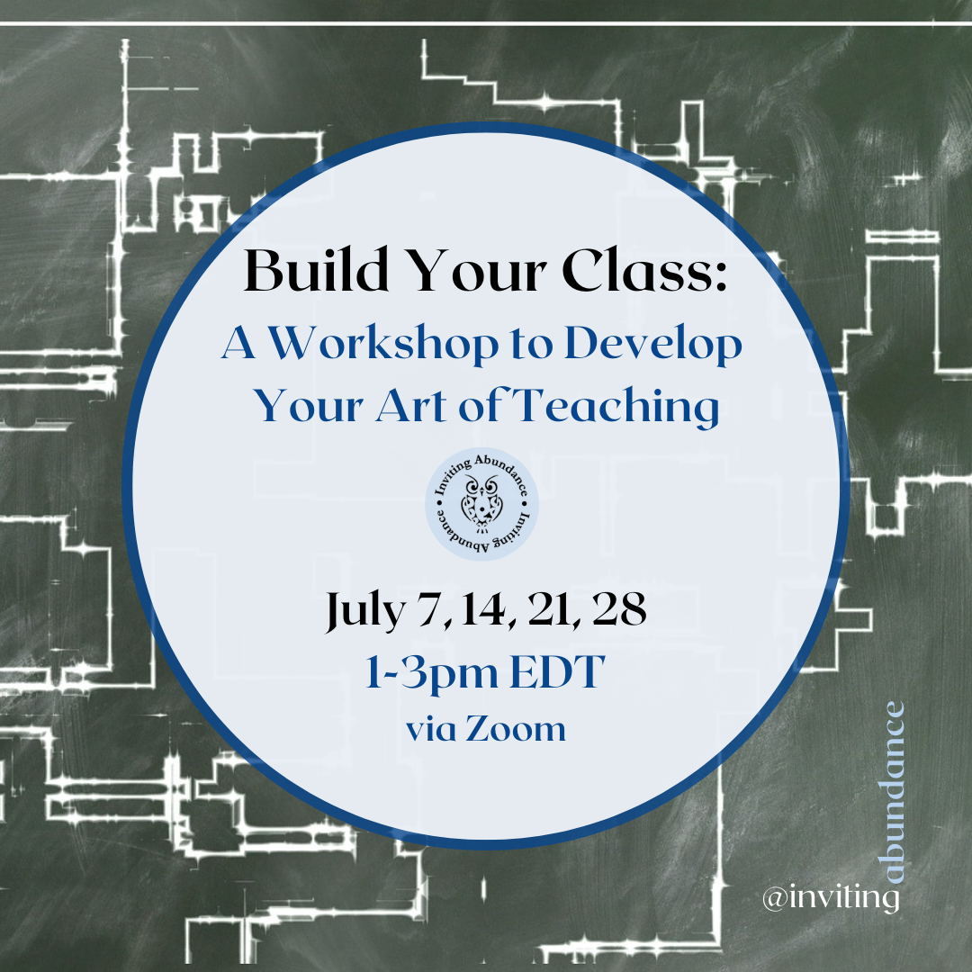 Build Your Class - Online Workshop