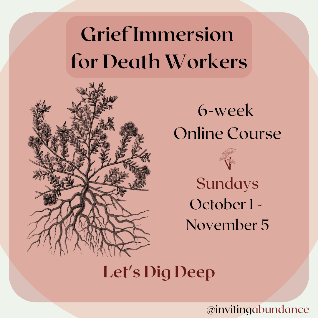 Grief Immersion for Death Workers