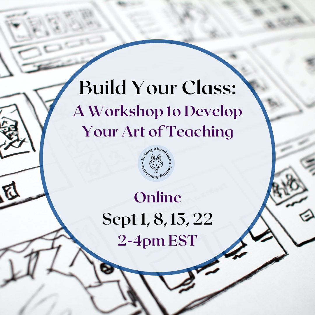 Build Your Class - Online Workshop 