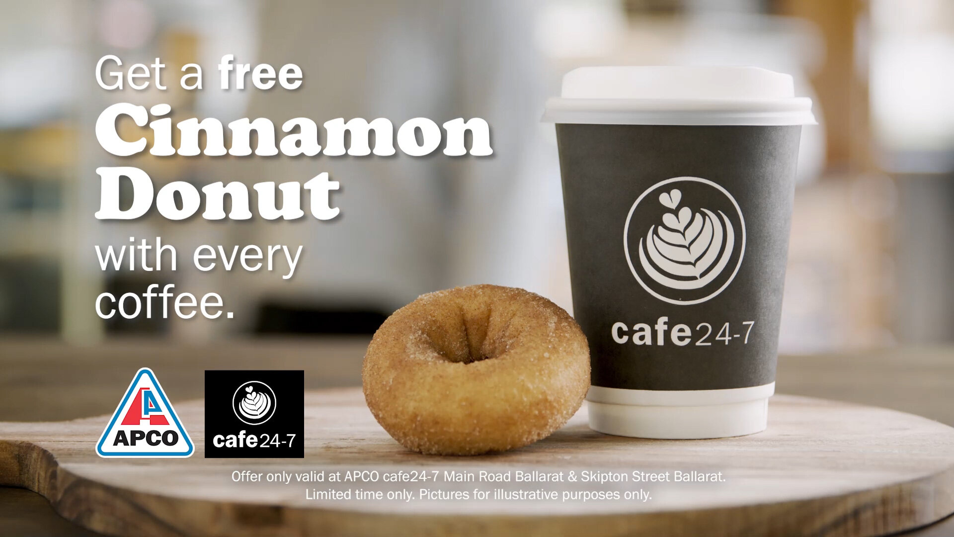 cafe24-7 - Free Donut Campaign