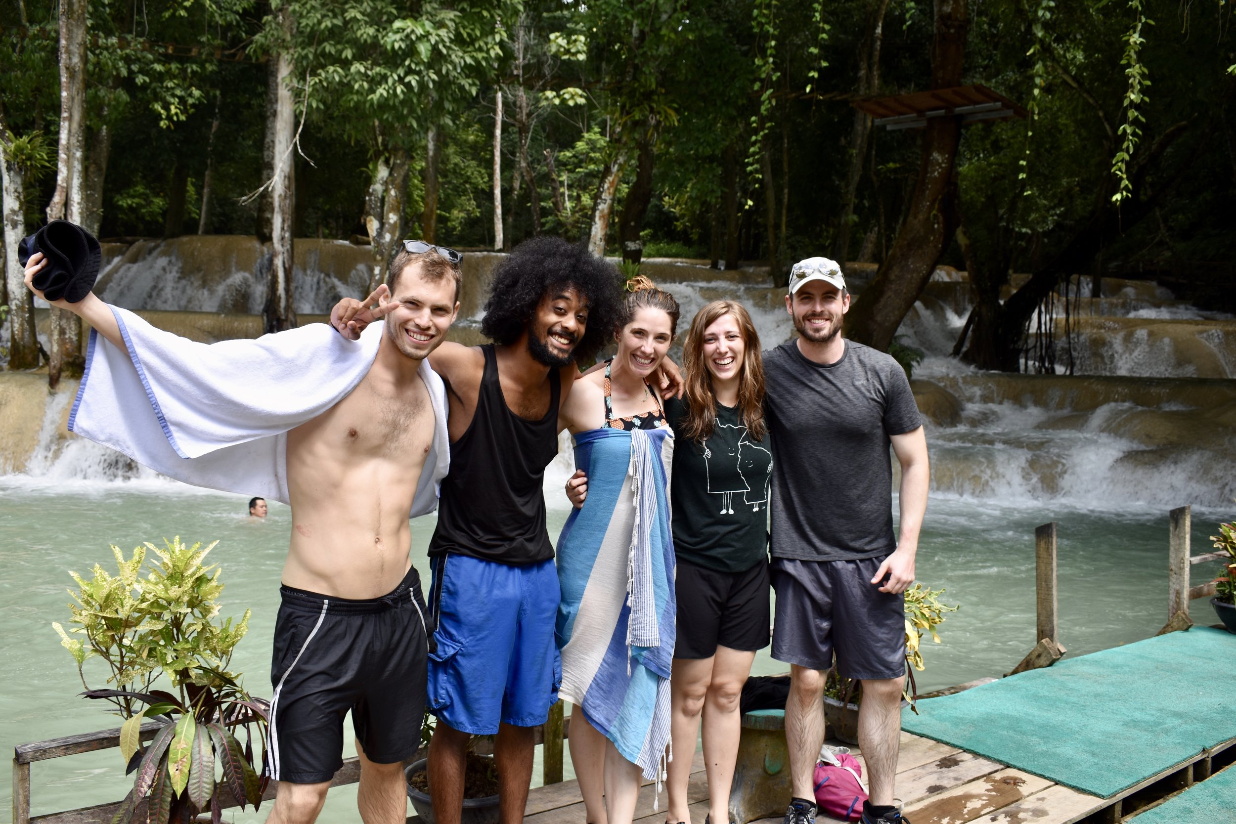   The whole crew: Avi, Zen, me, Louise, and Marshall.&nbsp;   Photo Credit: A nice Chinese tourist man.&nbsp;    