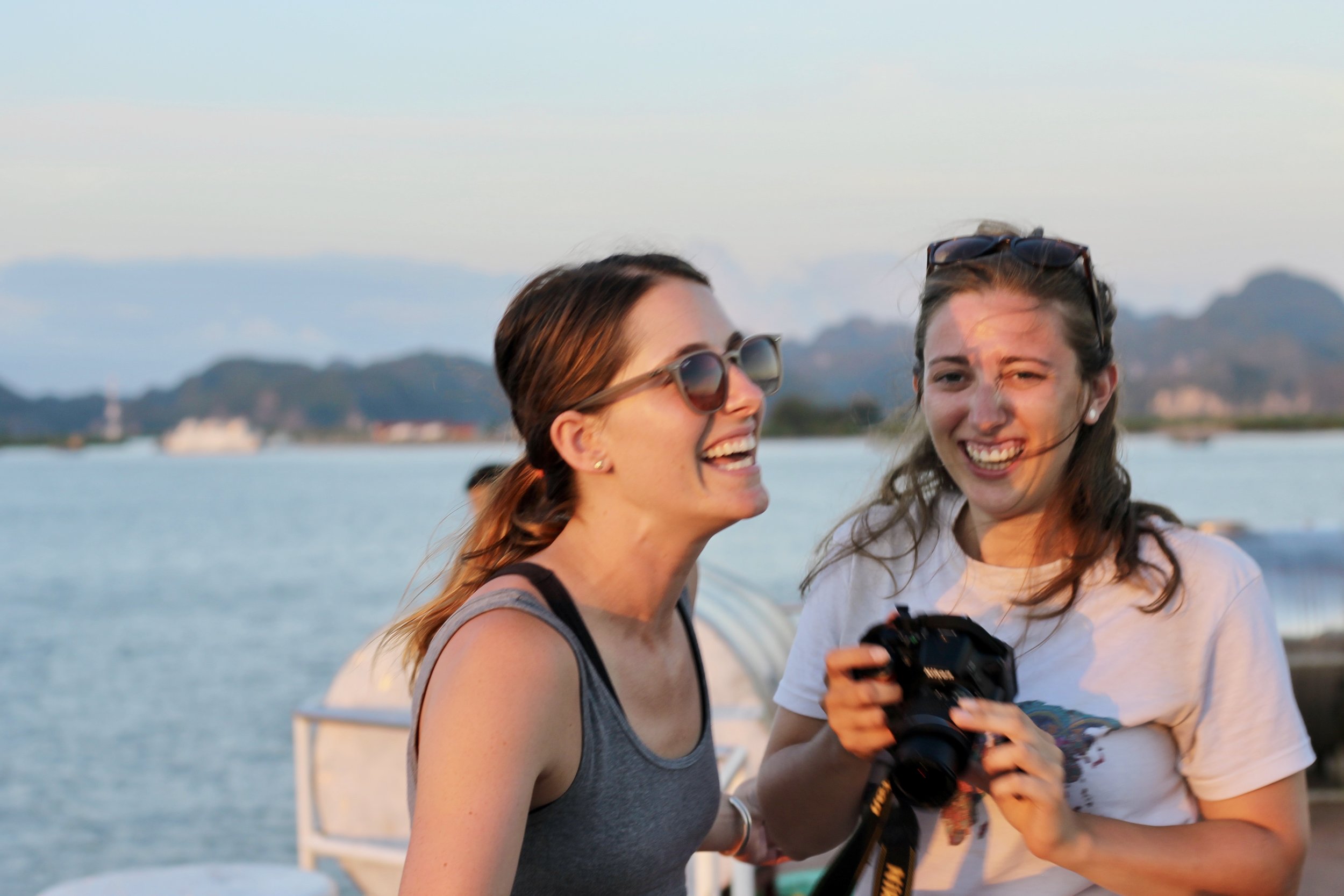  Louise and I got camera crazy realizing we needed to capture our final moments of our fearless travel pack.    