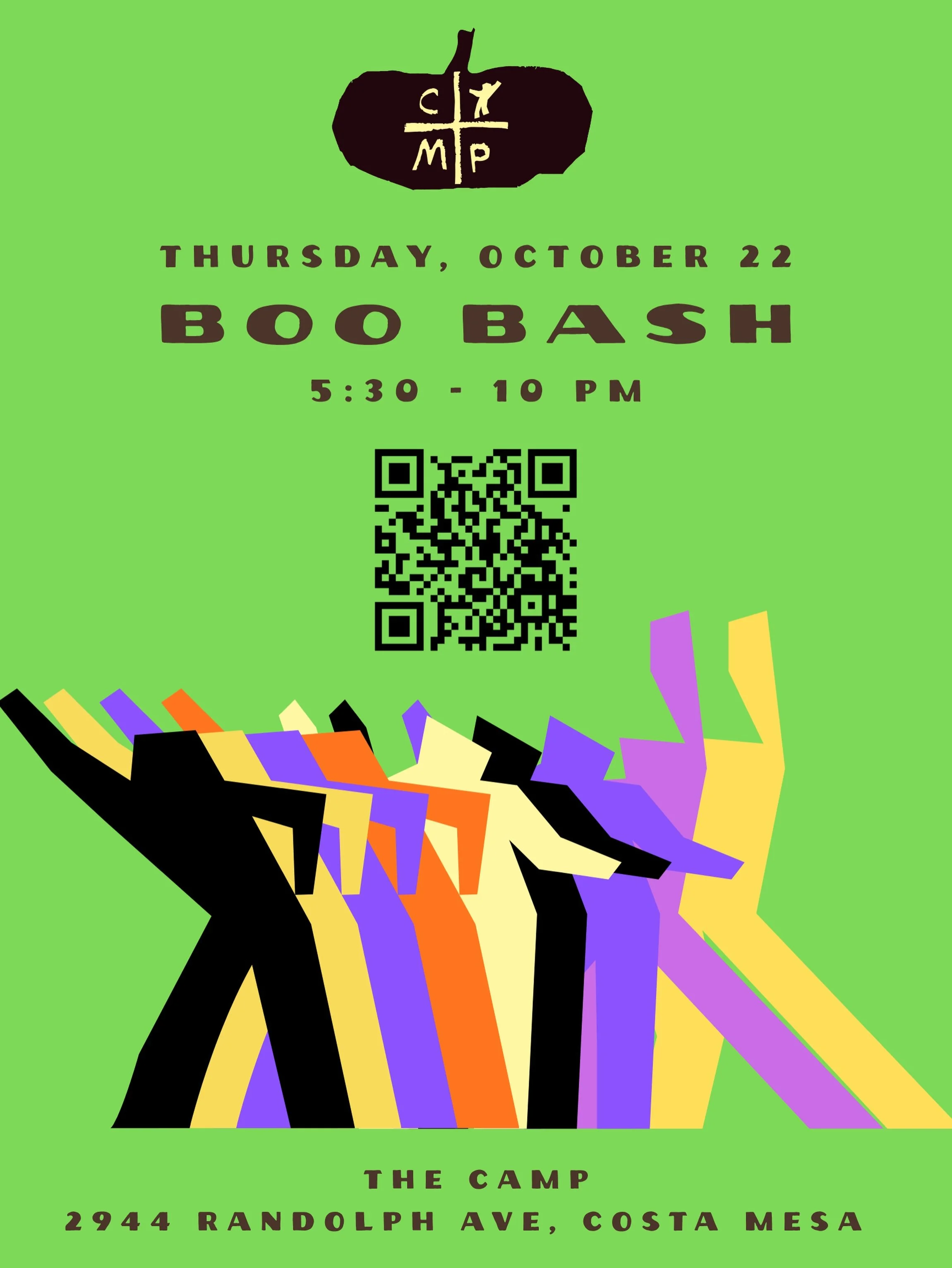 Boo! Dance the night away with us at The CAMP at our annual BOO BASH on Thursday, 10/22 from 5:30-10pm! Enjoy a spooktacular DJ experience by @dj_dazzler, Line Dancing Lessons by @gabrielle_tenney, a Haunted Hallway into @cowboysandpoodles and so muc