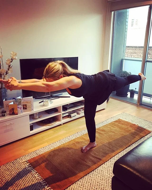 Day 30 Virabhadrasana 3 - Warrior 111 #30daychallenge 
As the pose involves balancing the entire body weight on a single leg, it strengthens the leg muscles. The asana involves focus and one needs to balance and hold the pose, this has positive effec