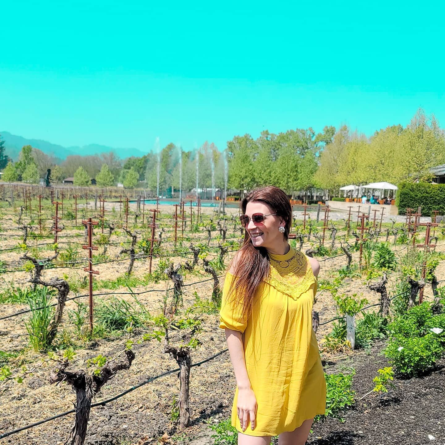 Last week we went to Napa Valley and I planned the outfits because of course there would be plenty of photo opportunities.

This specific day when I asked my hubby to take these photos, I asked him &quot;is there any good one?&quot; And his answer wa