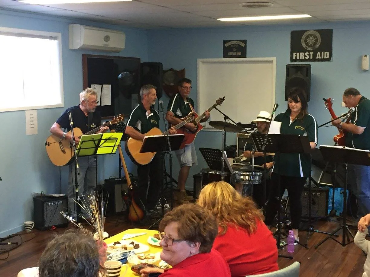 Our band providing the music