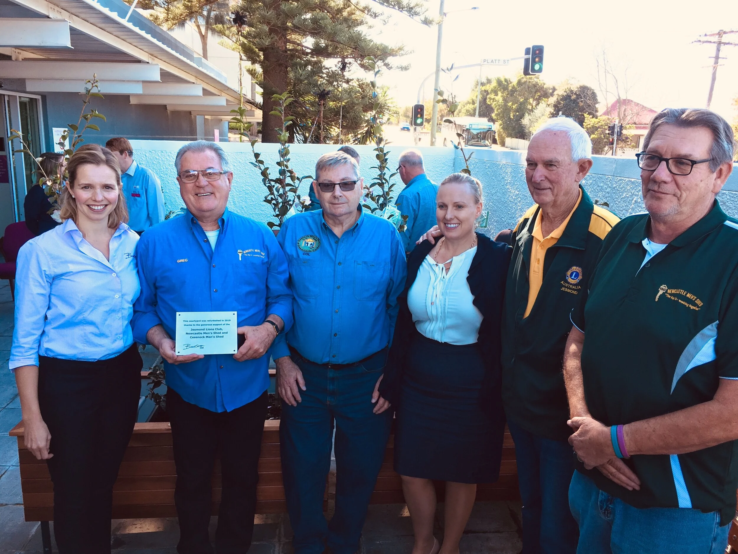 Bec Jess and Lions and mens shed.jpg