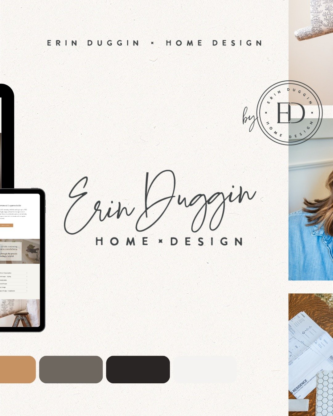 This is a fun little throwback to last spring when I got to work with my longtime friend and fellow photographer on her brand design and website for her home design business. 

Fun fact: we shot weddings together for several years and were often mist
