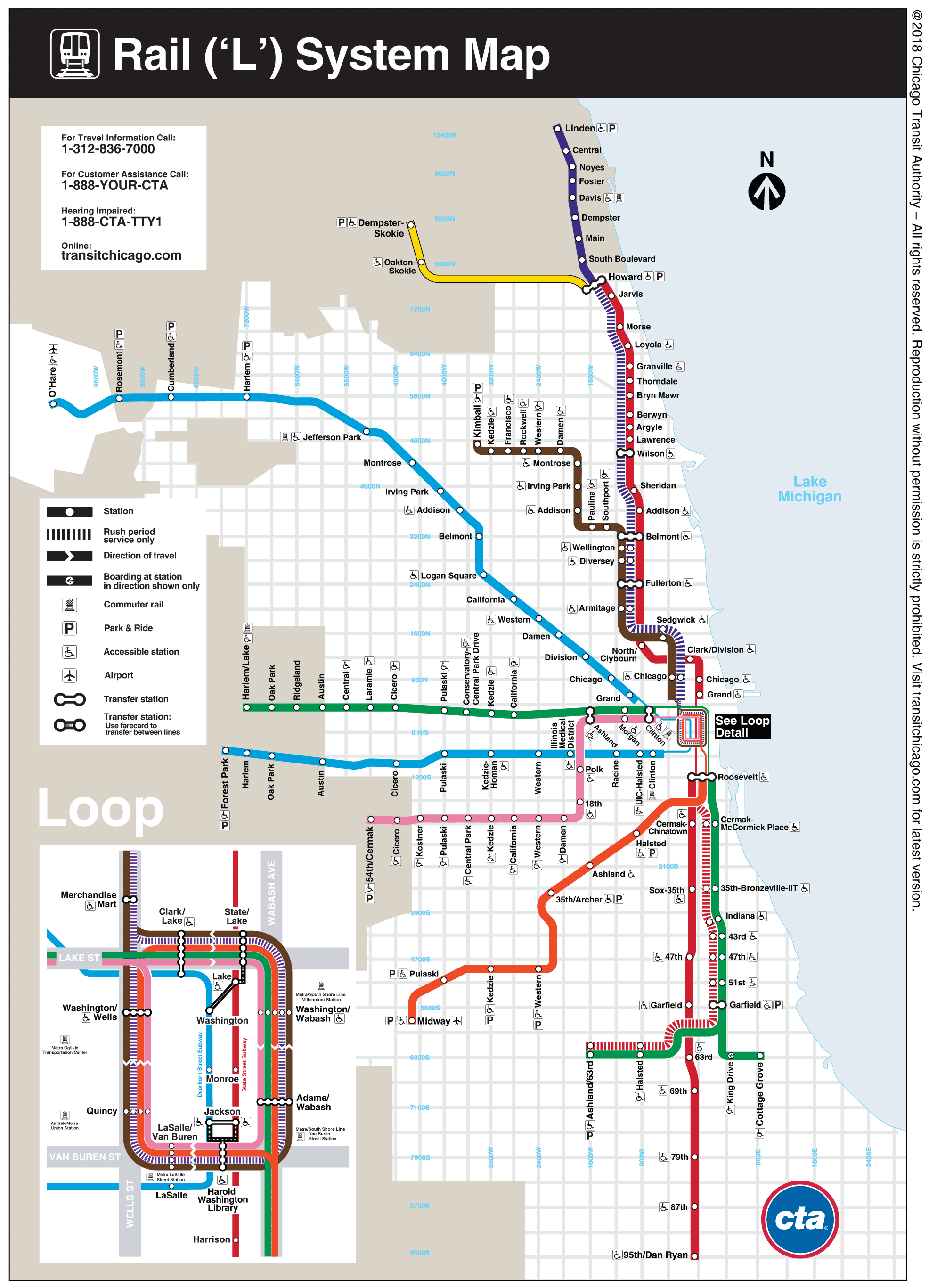 chicago airport train map Chicago O Hare Airport Train Transfer Guide The L Ord chicago airport train map