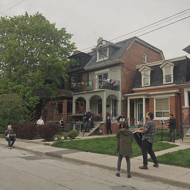 Getting the band back together (while standing 6 feet apart)