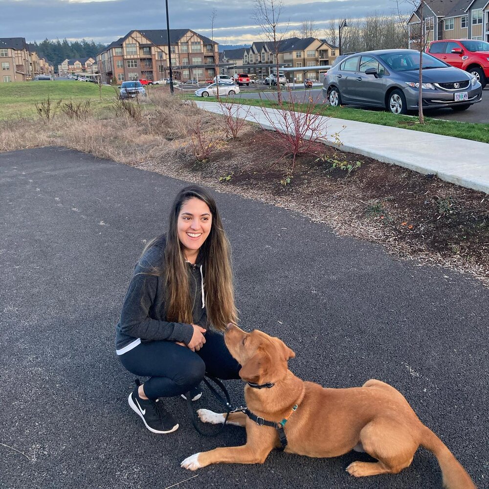 Becca and Bear have really bonded and are this week&rsquo;s student of the week! Bear was adopted just over a month ago and is doing so well with Becca&rsquo;s leadership. #petparent #tollersofinstagram #retrieversofinstagram #retrievers #rescuedogso