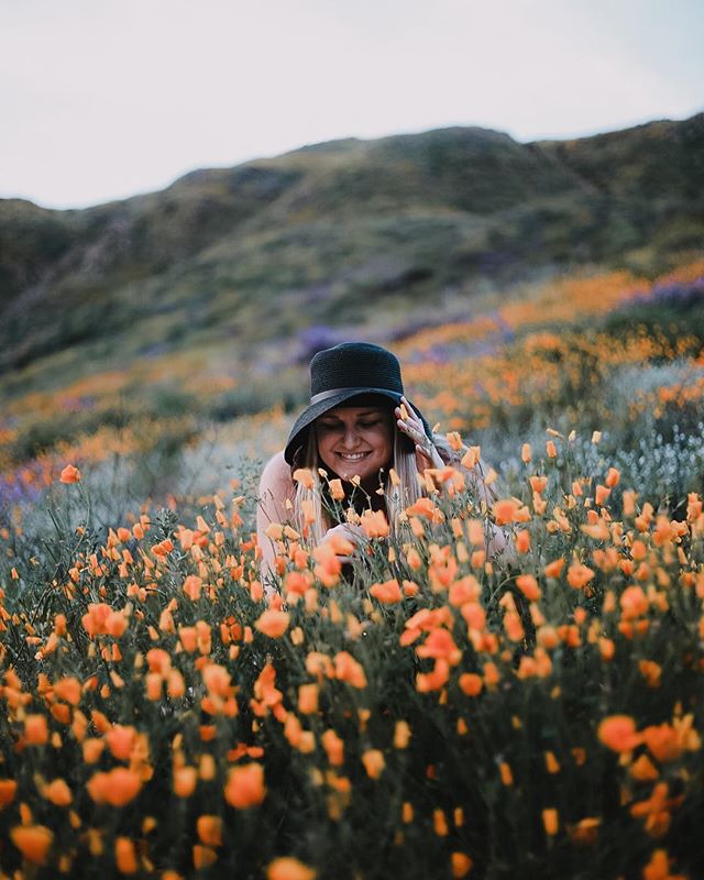 Missing the California super bloom... and also this beautiful friend of mine! Thank you Lord for my life, I feel so rich because of all the love in it.