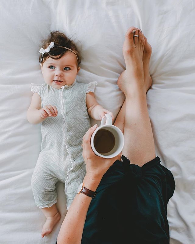 One of our fav companies @kickeepants is offering 15% off site-wide for 24 hours only!! Use code LUCYLOVESKP for the softest things you'll ever put your babes in! 😍 Ps... we're having a very calm, sweet morning over here and sooo grateful Daddy is b