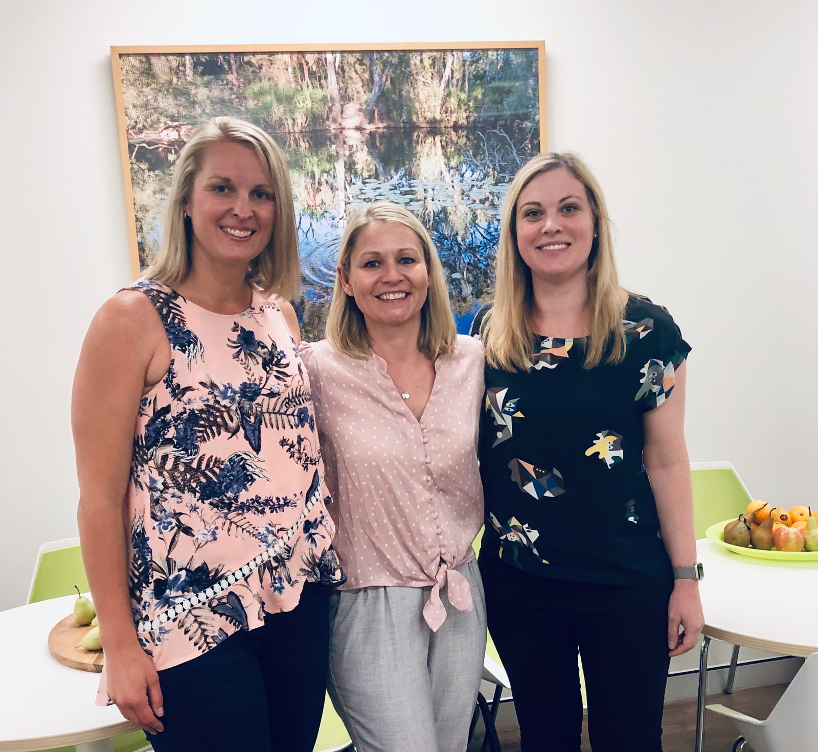 Left to Right: Caring Dads Accredited Trainers Monique Yeoman, Sarah Webb and Fiona Edwards