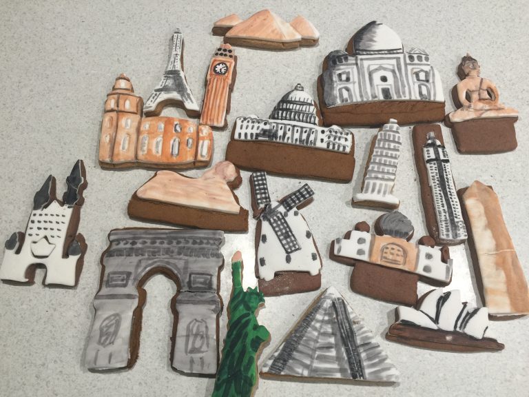 My first practice bake of the iconic buildings