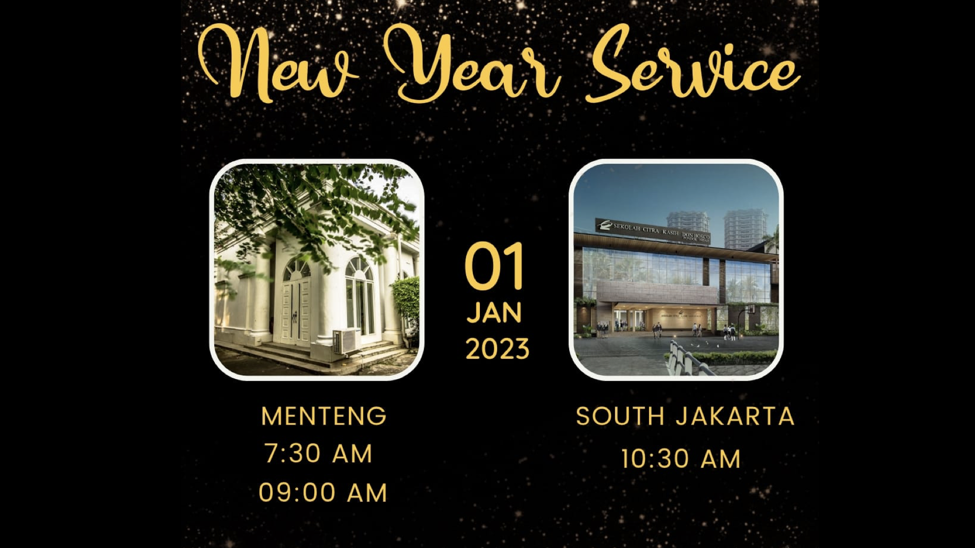 Christmas 2 - 1st January 2022 - 9am - Live Service at Menteng Church Jakarta