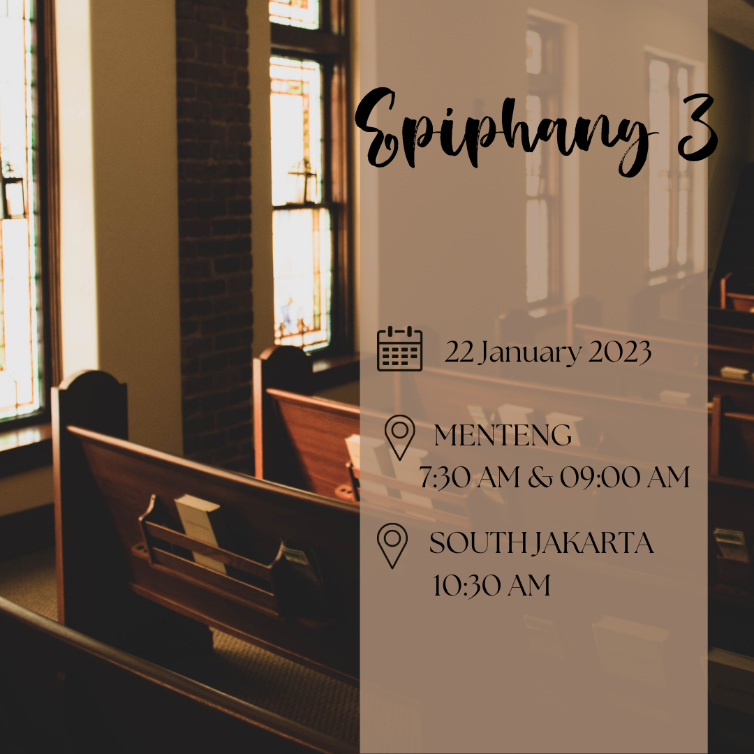 Epiphany 3 - 22th January 2023 - 9am