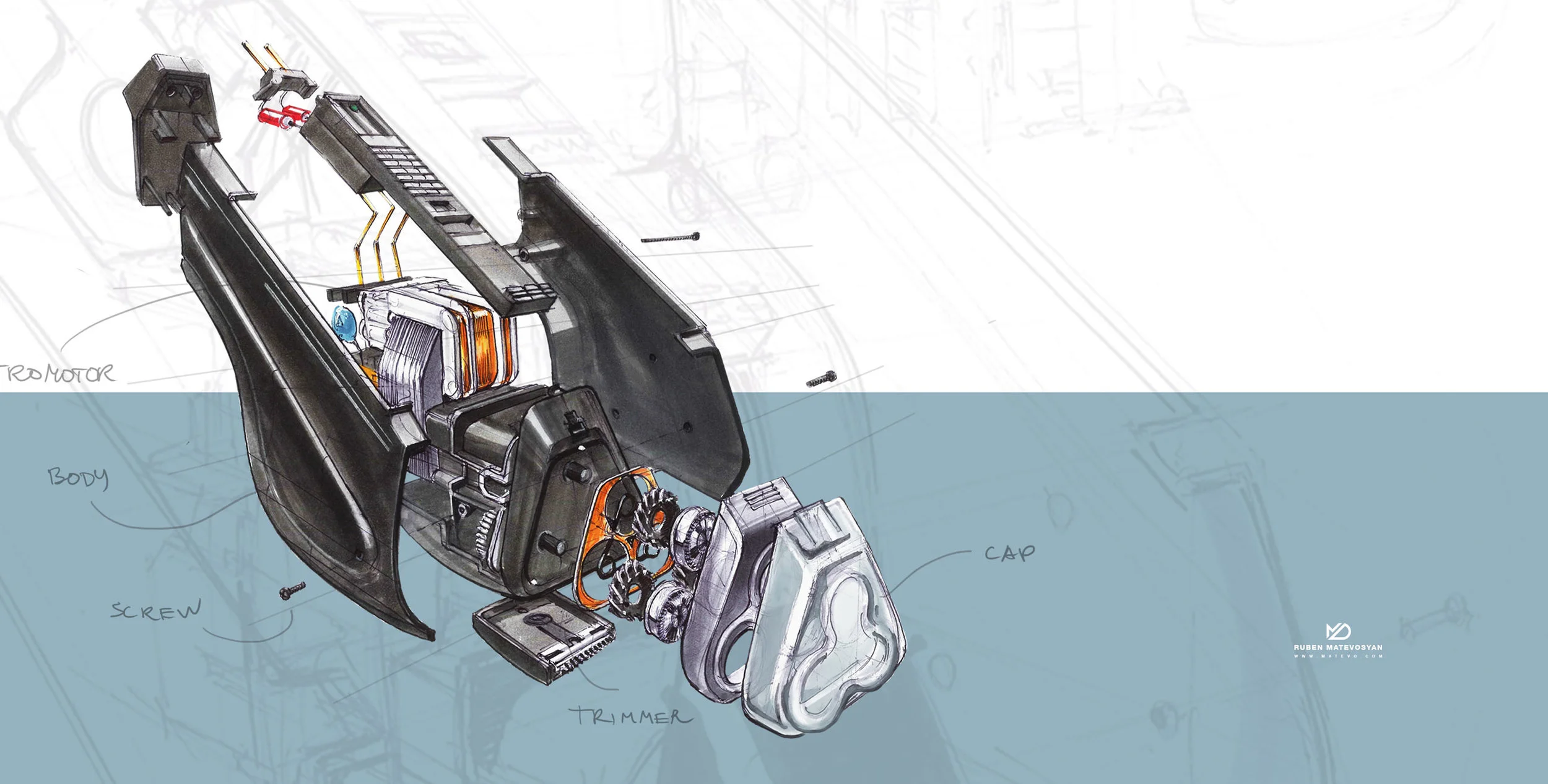 Philishave Exploded View