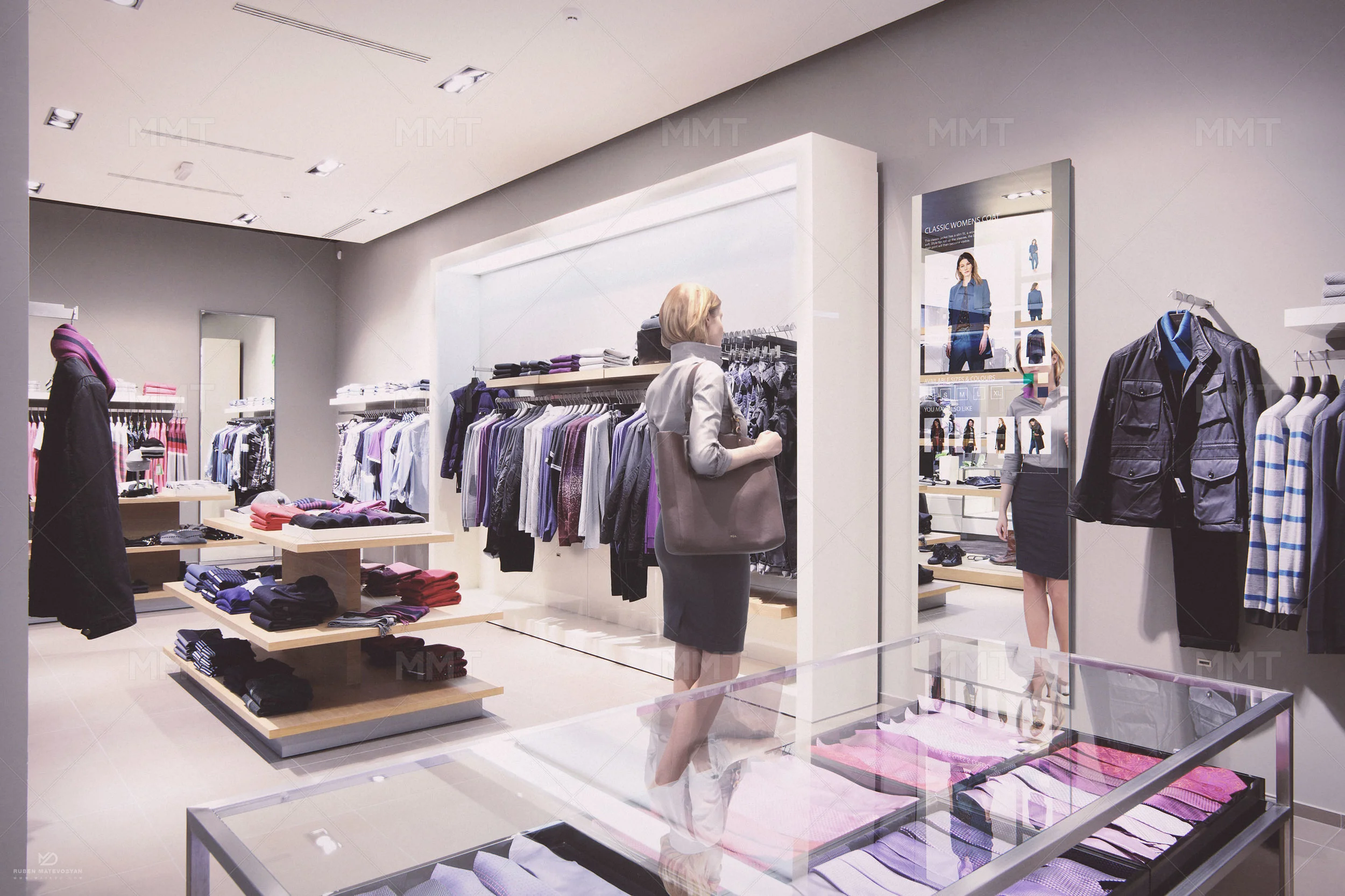 Interactive Mirror in Retail
