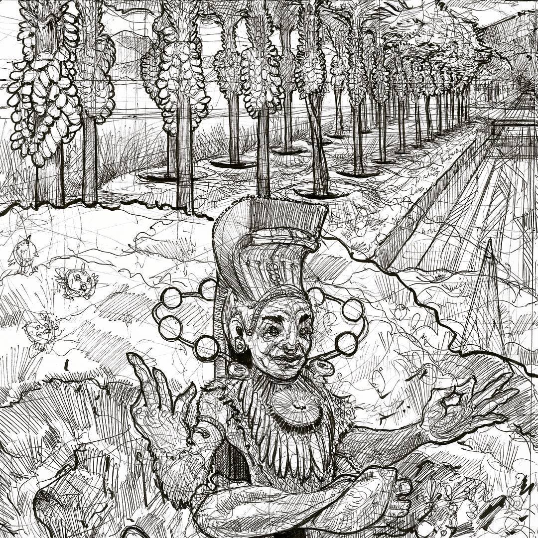 Inktober 2017 Day 27
.
.
.

@inktober

#inktober #inktober2017 #ancientcivilization  #agriculture #fruit #farm #harvest #irrogation #pleasuremonkey #storytelling #ancienttech #pensketch #matevo