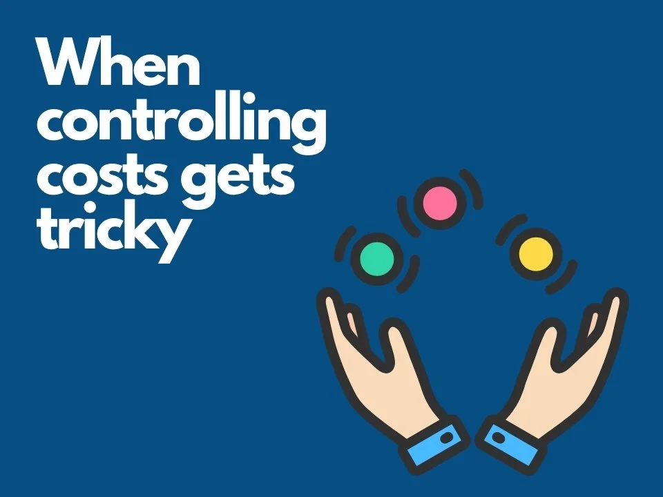 What makes it hard to control costs without estimating software?