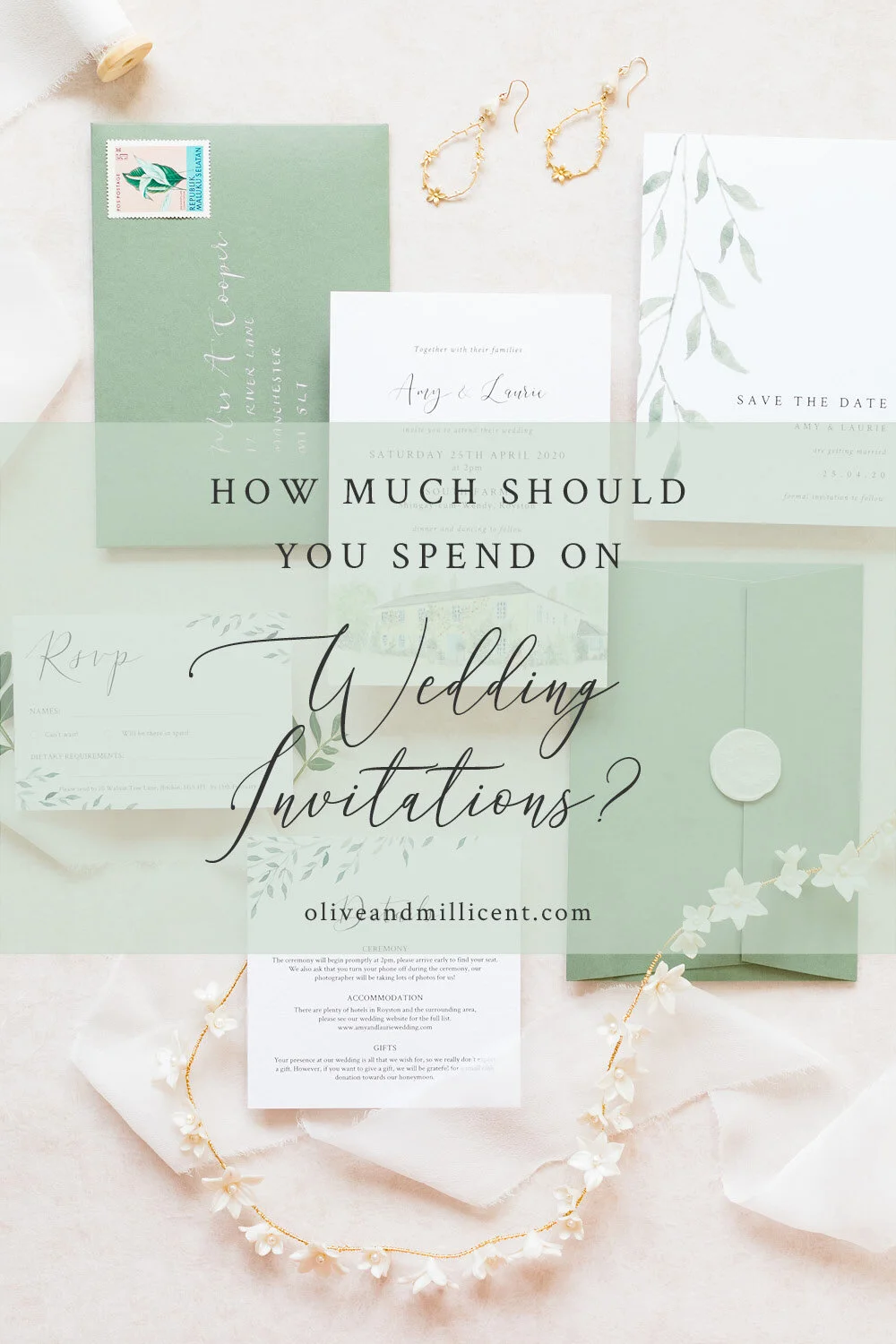 How Much Should You Spend on Wedding Invitations? — Olive & Millicent