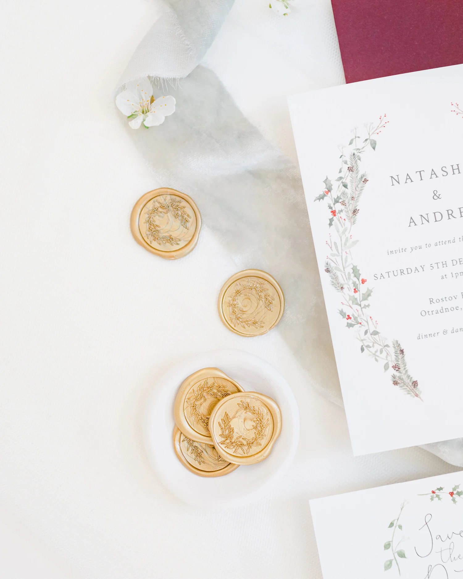 Invitation Ideas For Your Winter Wedding — Olive & Millicent