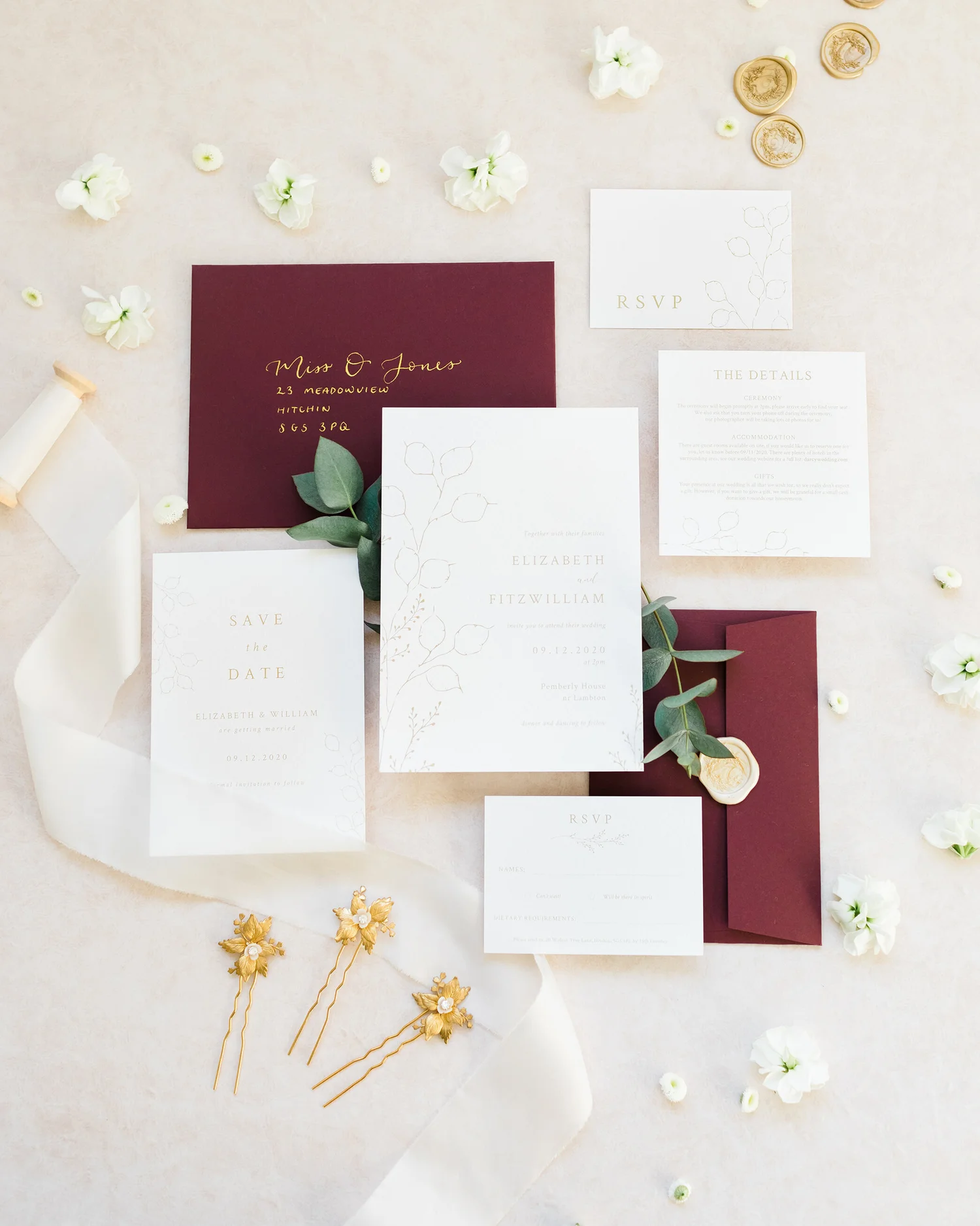 Invitation Ideas For Your Winter Wedding — Olive & Millicent