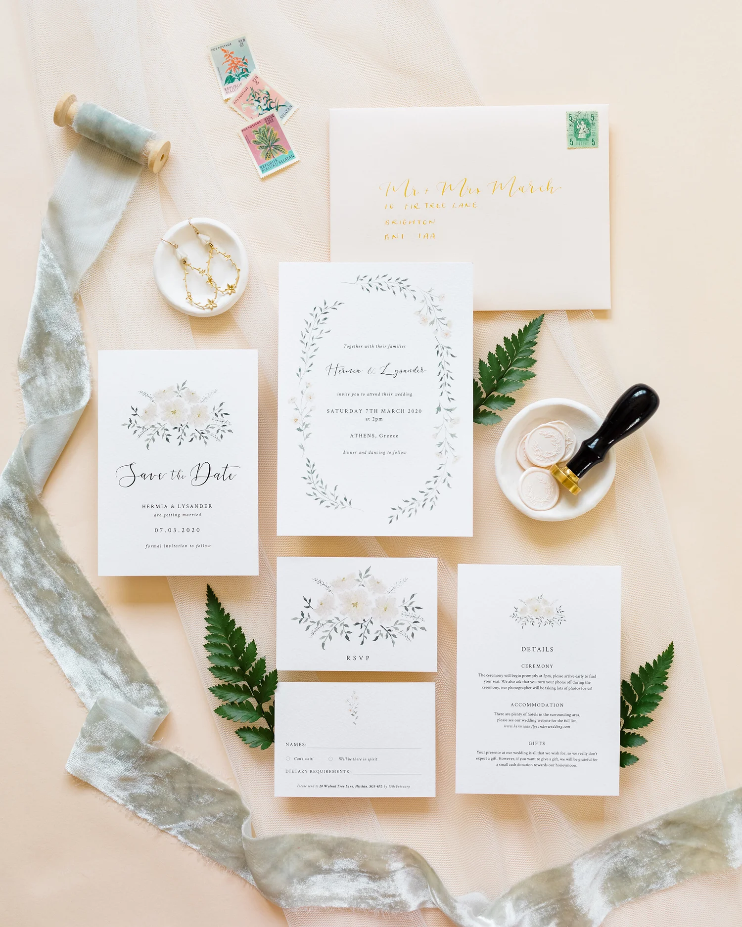 Invitation Ideas for your Spring Wedding — Olive & Millicent