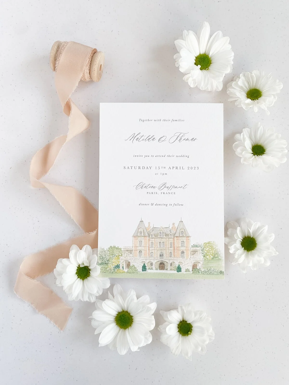 Venue Illustration Invitation Ideas For Your Wedding — Olive & Millicent