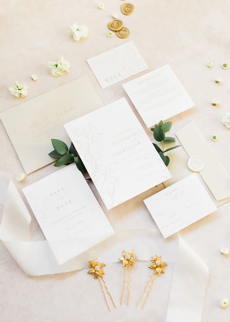 Botanical Invitations For Weddings All Year Round — Olive & Millicent