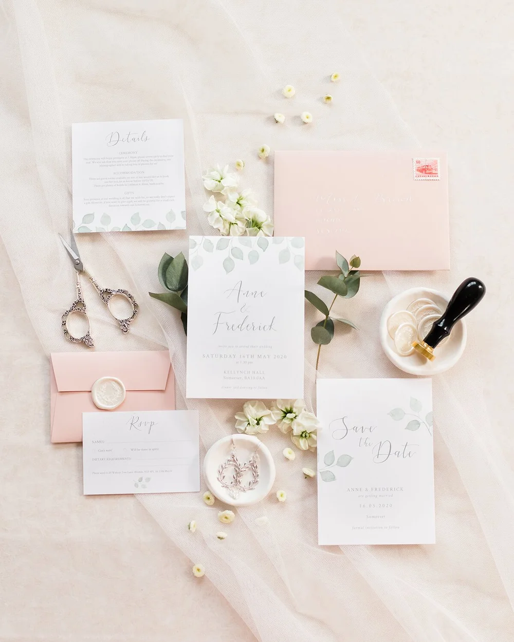 Botanical Invitations For Weddings All Year Round — Olive & Millicent
