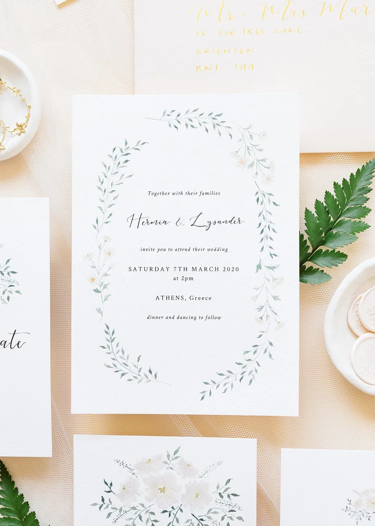 How many invitations do you need to order for your wedding? — Olive ...