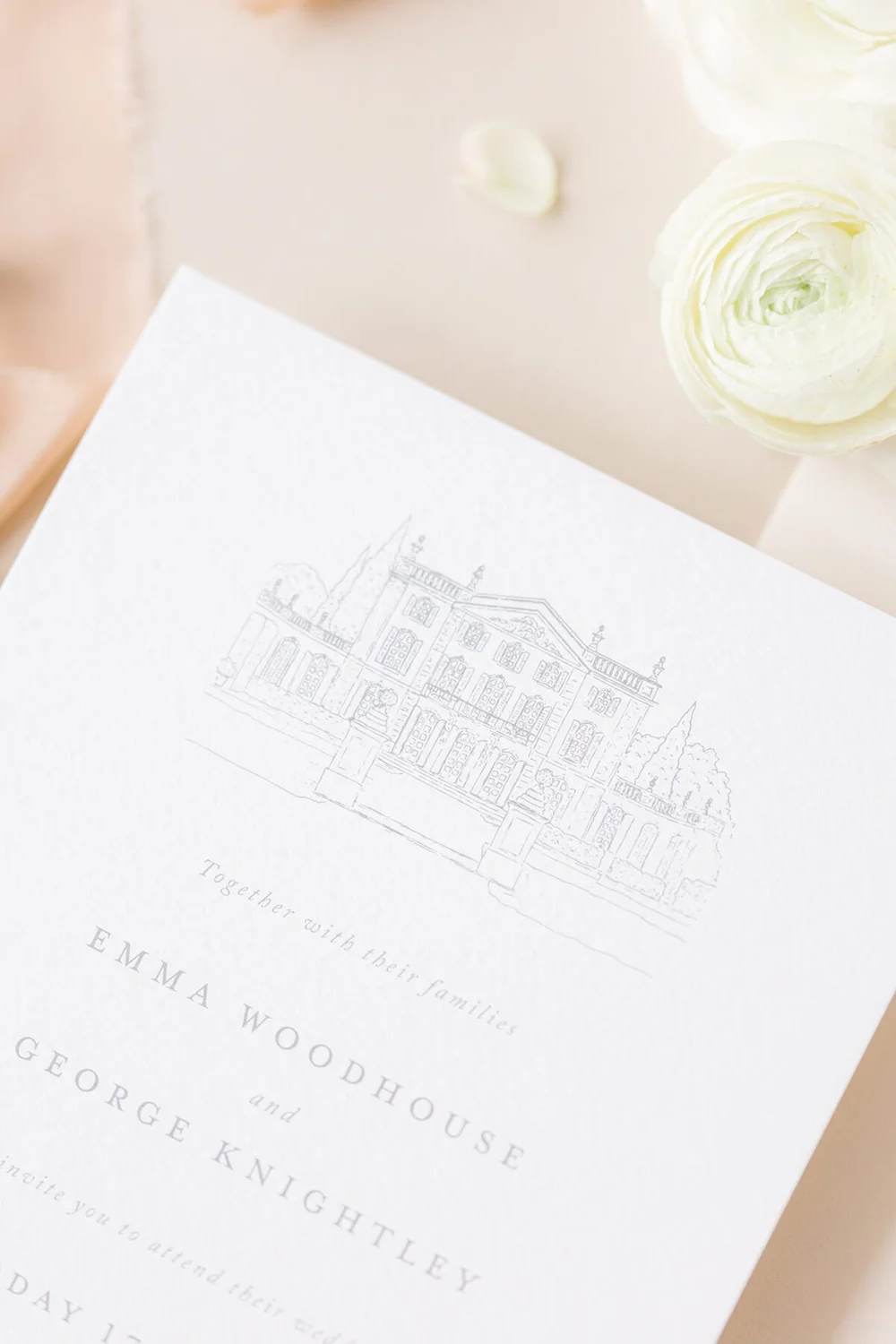 Illustrated Invitations for your Minimalist Wedding — Olive & Millicent