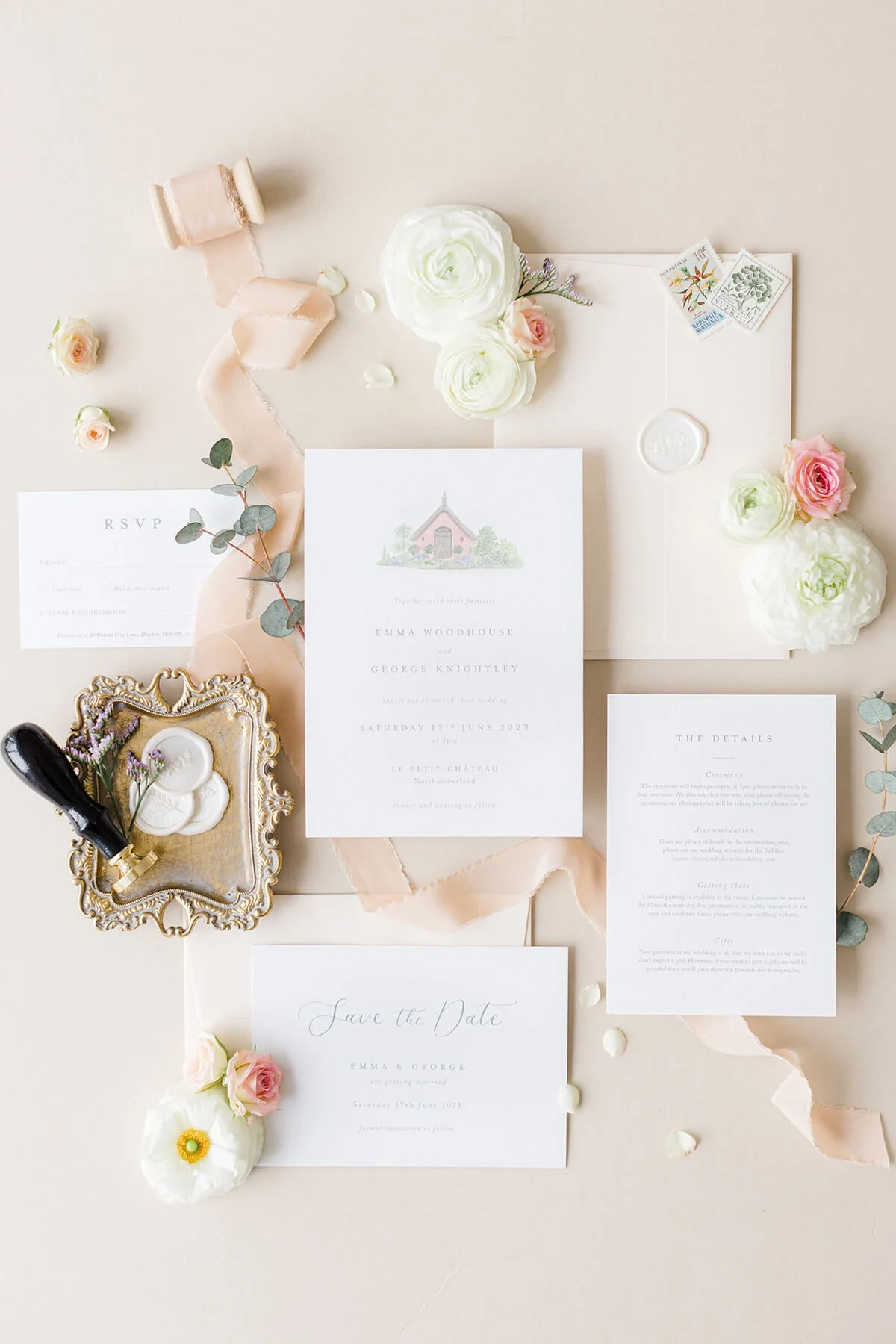Elegant Wedding Invitations for Modern Couples — Olive & Millicent